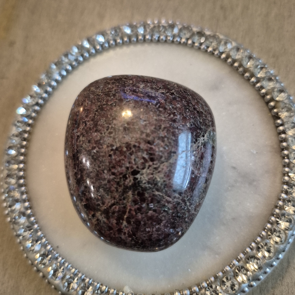 Natural Llanite Jasper Que Serra Palm Stone #7 New - Picture 1 of 6